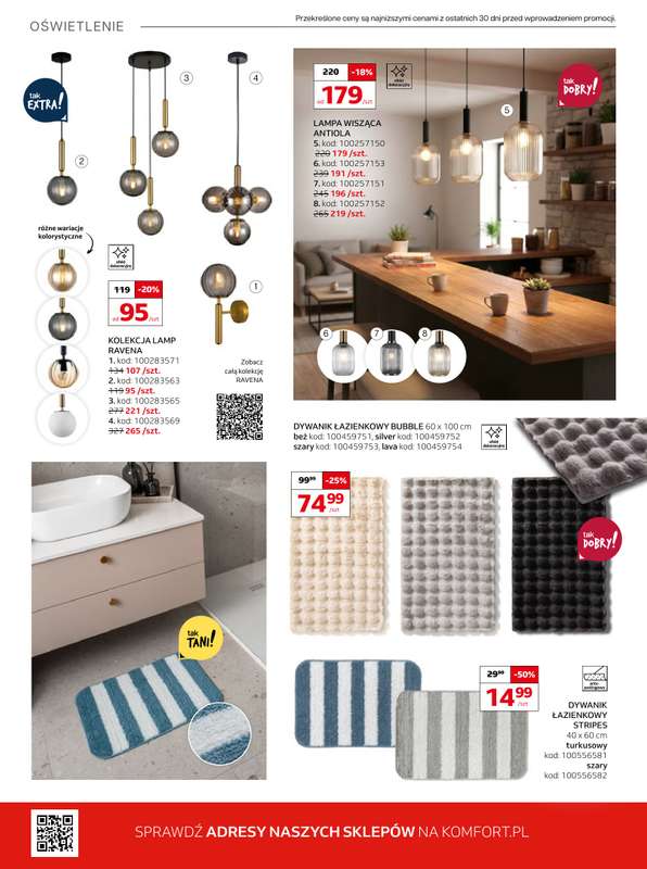 Komfort - gazetka promocyjna Gazetka od środy 18.03 do wtorku 21.04 - strona 40