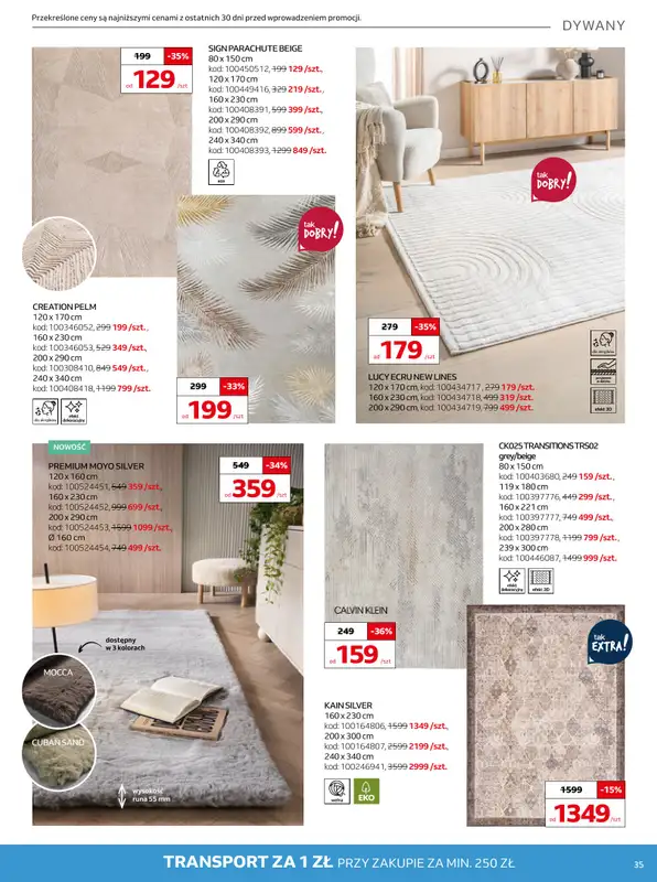 Komfort - gazetka promocyjna Gazetka od środy 18.03 do wtorku 21.04 - strona 35