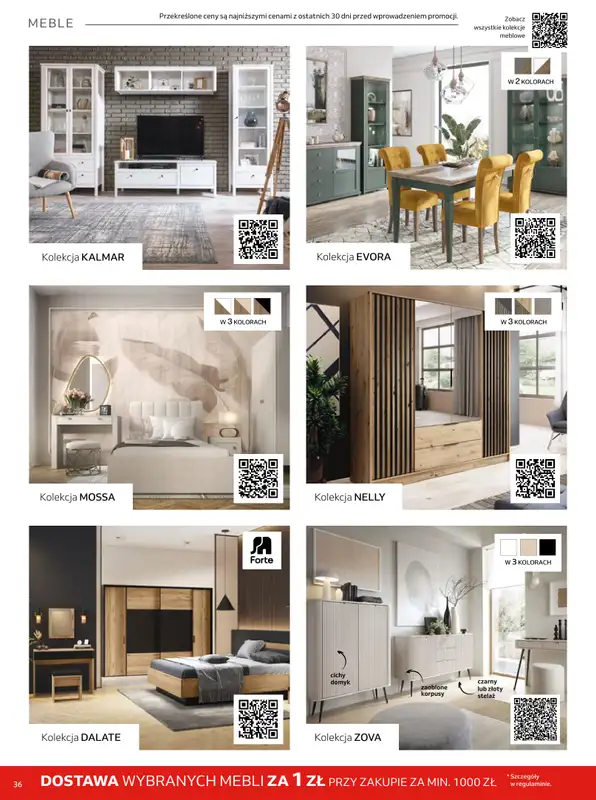 Komfort - gazetka promocyjna Gazetka od środy 18.03 do wtorku 21.04 - strona 36