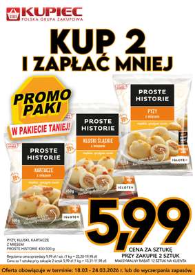 Kupiec - gazetka promocyjna Promopaki od środy 18.03 do wtorku 24.03 - strona 10