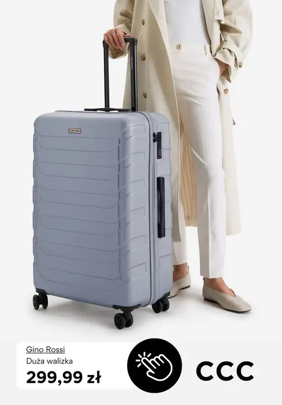 CCC - gazetka promocyjna -30% na torby, plecaki i walizki przy zakupie 2 produktów od środy 18.03  - strona 8