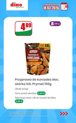 Dino - gazetka promocyjna Specjalna oferta na 18.03.2026 - promocje spoza gazetki od środy 18.03 do środy 18.03 - strona 4