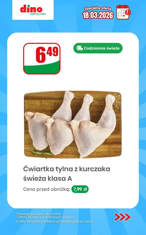 Dino - gazetka promocyjna Specjalna oferta na 18.03.2026 - promocje spoza gazetki od środy 18.03 do środy 18.03 - strona 3