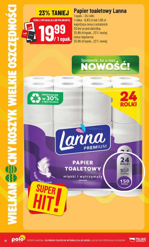 POLOmarket - gazetka promocyjna Katalog Wielkie Oszczędności od środy 18.03 do wtorku 24.03 - strona 10