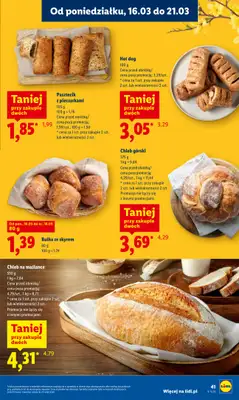 Lidl - gazetka promocyjna Oferta od poniedziałku od poniedziałku 16.03 do środy 18.03 - strona 43