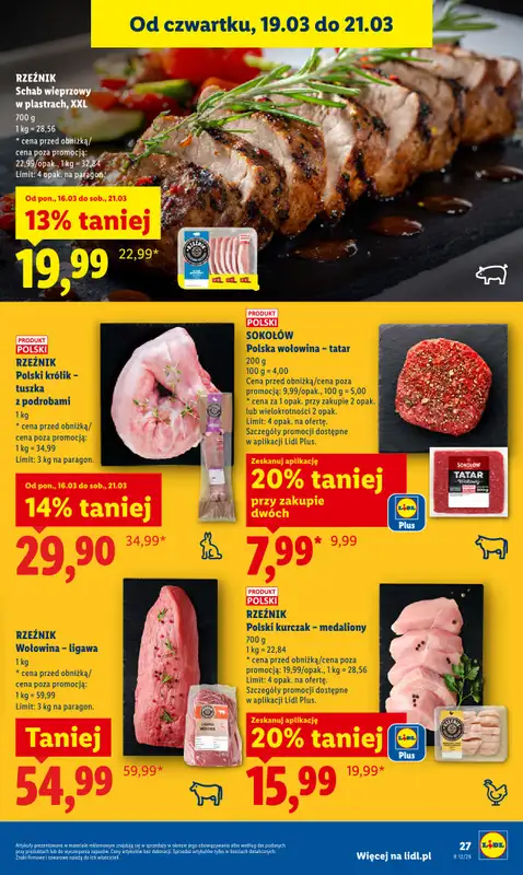 Lidl - gazetka promocyjna Oferta od czwartku od czwartku 19.03 do soboty 21.03 - strona 27