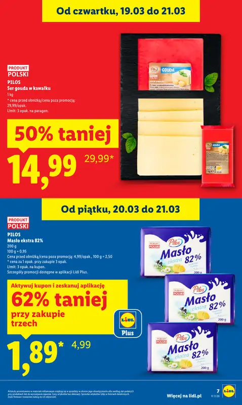 Lidl - gazetka promocyjna Oferta od czwartku od czwartku 19.03 do soboty 21.03 - strona 7