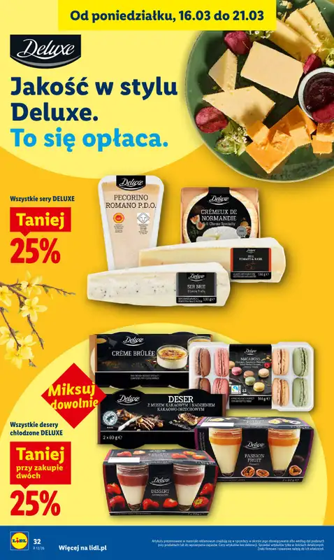 Lidl - gazetka promocyjna Oferta od czwartku od czwartku 19.03 do soboty 21.03 - strona 32