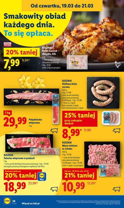 Lidl - gazetka promocyjna Oferta od czwartku od czwartku 19.03 do soboty 21.03 - strona 26