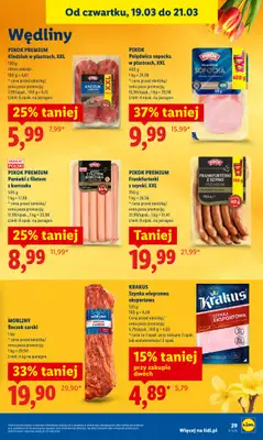 Lidl - gazetka promocyjna Oferta od czwartku od czwartku 19.03 do soboty 21.03 - strona 29