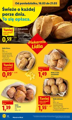 Lidl - gazetka promocyjna Oferta od czwartku od czwartku 19.03 do soboty 21.03 - strona 22