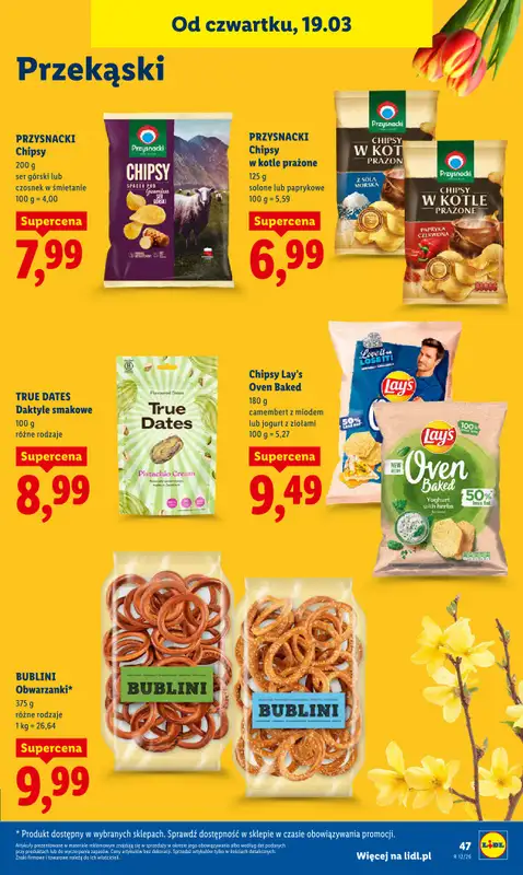 Lidl - gazetka promocyjna Oferta od czwartku od czwartku 19.03 do soboty 21.03 - strona 47