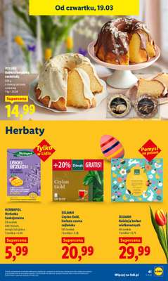 Lidl - gazetka promocyjna Oferta od czwartku od czwartku 19.03 do soboty 21.03 - strona 41