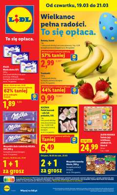 Lidl - gazetka promocyjna Oferta od czwartku od czwartku 19.03 do soboty 21.03
