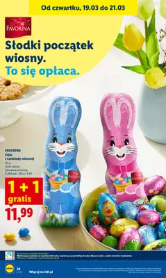 Lidl - gazetka promocyjna Oferta od czwartku od czwartku 19.03 do soboty 21.03 - strona 34