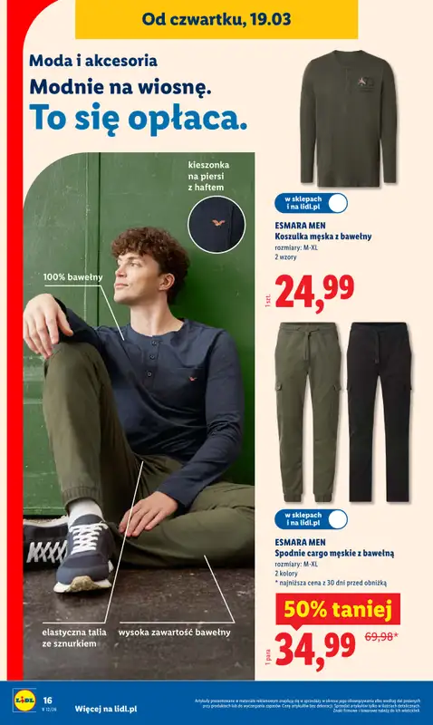 Lidl - gazetka promocyjna Oferta od czwartku od czwartku 19.03 do soboty 21.03 - strona 16