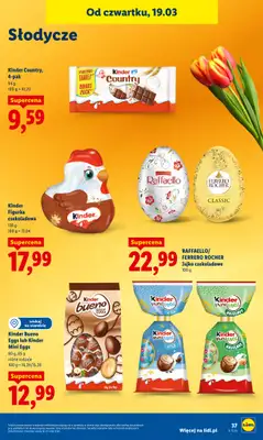 Lidl - gazetka promocyjna Oferta od czwartku od czwartku 19.03 do soboty 21.03 - strona 37