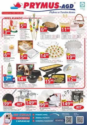 Prymus AGD - gazetka promocyjna Gazetka od środy 18.03 do soboty 11.04