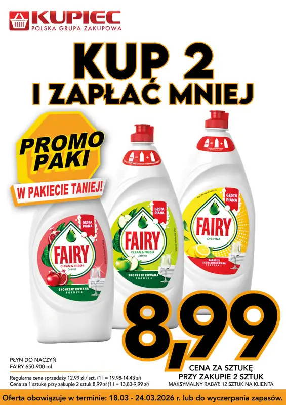 Kupiec - gazetka promocyjna Promopaki od środy 18.03 do wtorku 24.03 - strona 5