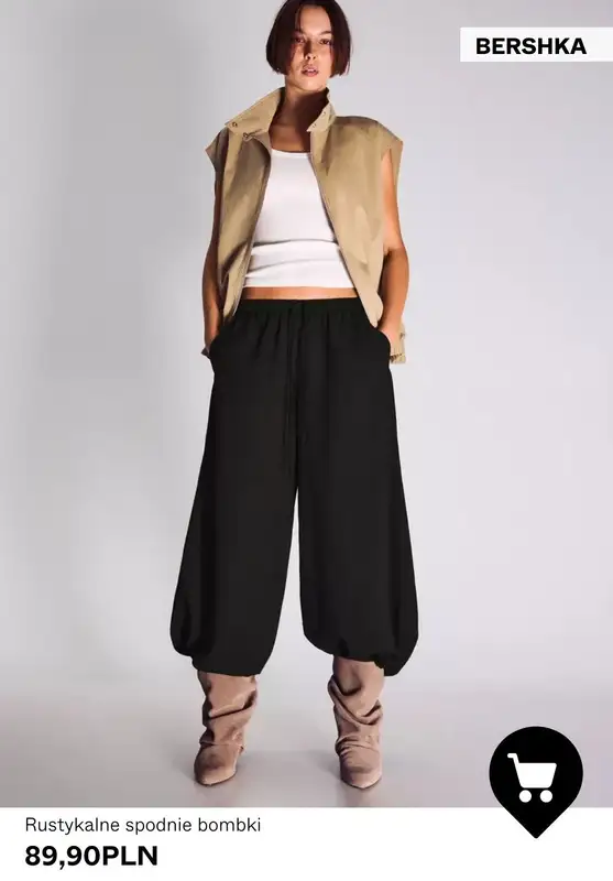 Bershka - gazetka promocyjna Spodnie damskie od 89,90 PLN od środy 18.03  - strona 5