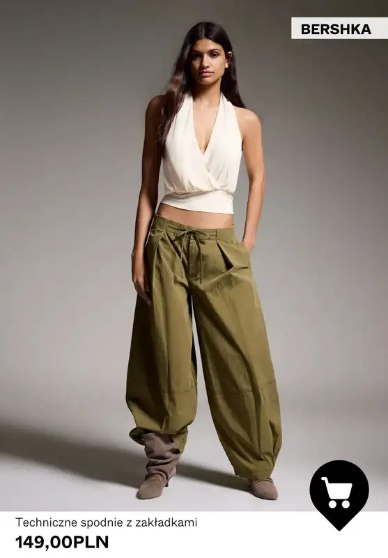 Bershka - gazetka promocyjna Spodnie damskie od 89,90 PLN od środy 18.03  - strona 10