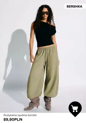 Bershka - gazetka promocyjna Spodnie damskie od 89,90 PLN od środy 18.03  - strona 9