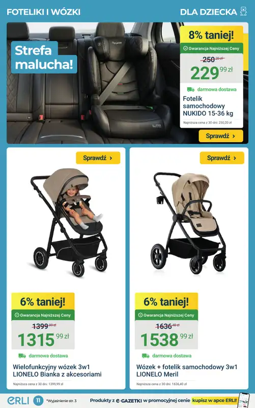 ERLI - gazetka promocyjna Urządzaj dom, doposaż warsztat – sprawdź okazje! od środy 18.03 do niedzieli 22.03 - strona 11