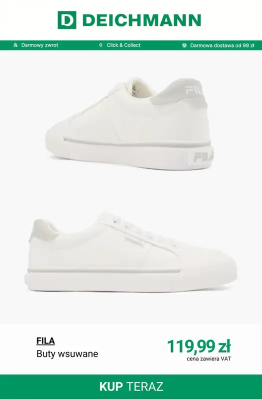 Deichmann - gazetka promocyjna Tenisówki damskie od środy 18.03  - strona 6