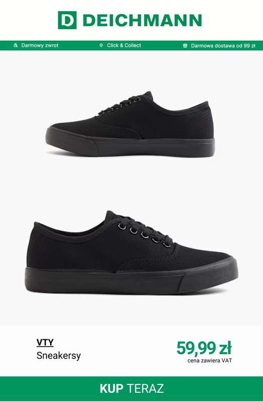 Deichmann - gazetka promocyjna Tenisówki damskie od środy 18.03  - strona 11