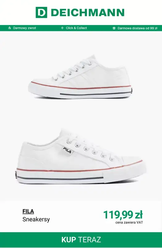 Deichmann - gazetka promocyjna Tenisówki damskie od środy 18.03  - strona 9