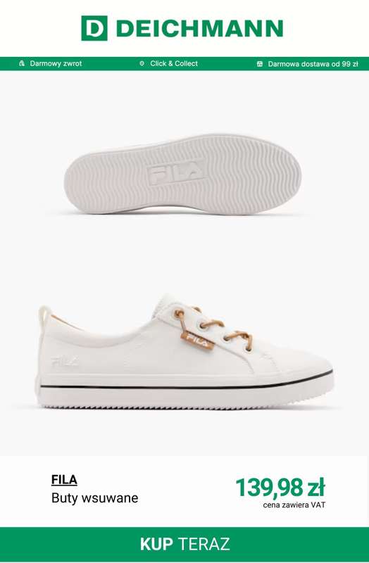 Deichmann - gazetka promocyjna Tenisówki damskie od środy 18.03  - strona 10