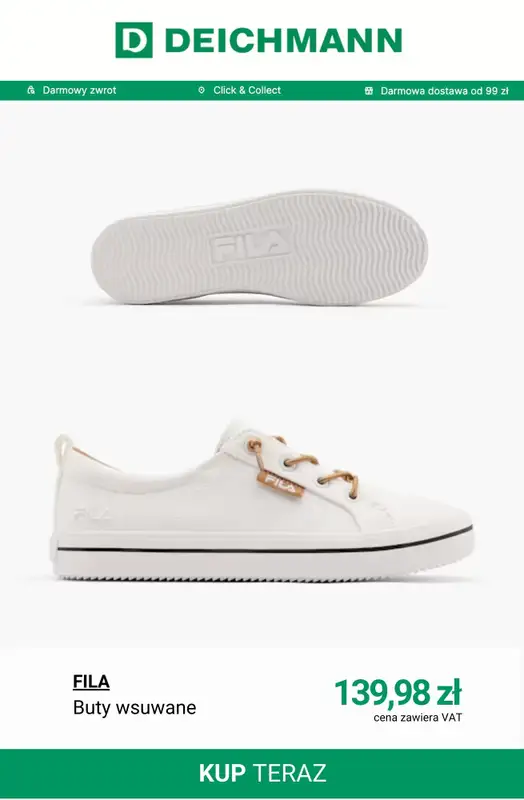 Deichmann - gazetka promocyjna Tenisówki damskie od środy 18.03  - strona 10