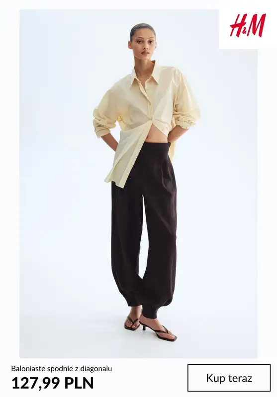 H&M - gazetka promocyjna Spodnie damskie od 59,99 PLN od środy 18.03  - strona 4