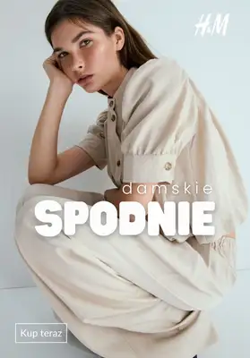 H&M - gazetka promocyjna Spodnie damskie od 59,99 PLN od środy 18.03 