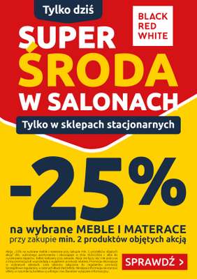 Black Red White - gazetka promocyjna Tylko dziś! SUPER ŚRODA od środy 18.03 do środy 18.03