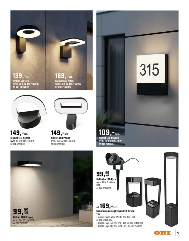 OBI - gazetka promocyjna Katalog Ogród od środy 18.03 do niedzieli 31.05 - strona 77