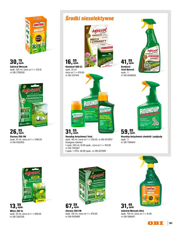 OBI - gazetka promocyjna Katalog Ogród od środy 18.03 do niedzieli 31.05 - strona 161