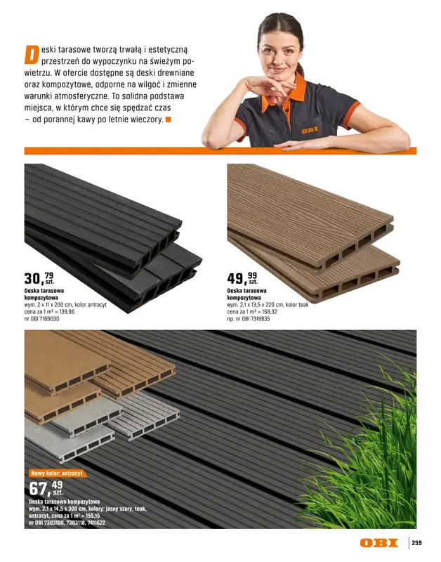OBI - gazetka promocyjna Katalog Ogród od środy 18.03 do niedzieli 31.05 - strona 259