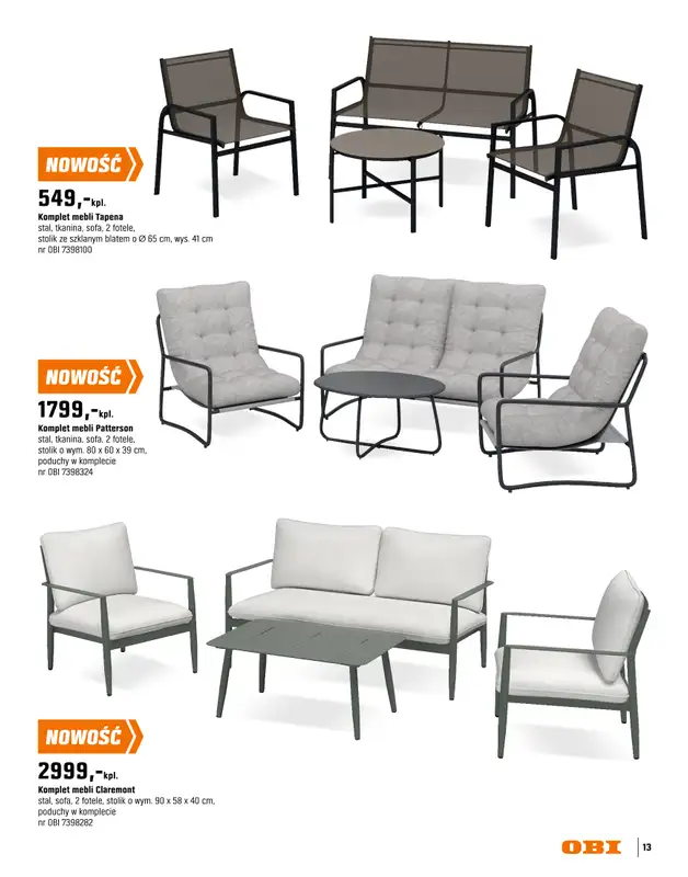 OBI - gazetka promocyjna Katalog Ogród od środy 18.03 do niedzieli 31.05 - strona 13