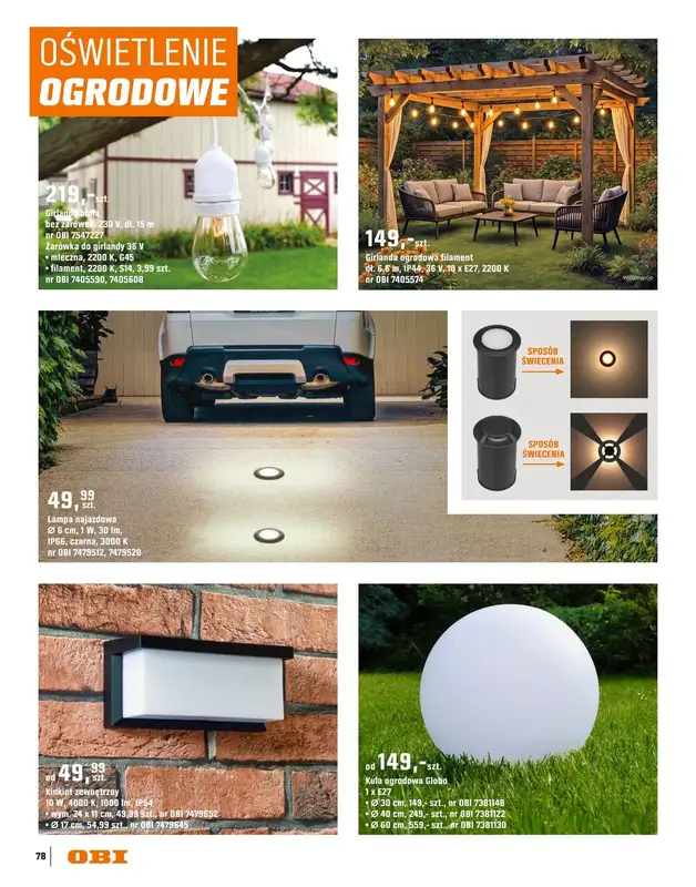 OBI - gazetka promocyjna Katalog Ogród od środy 18.03 do niedzieli 31.05 - strona 78