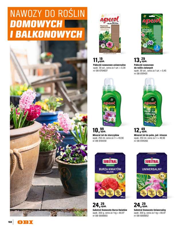 OBI - gazetka promocyjna Katalog Ogród od środy 18.03 do niedzieli 31.05 - strona 168