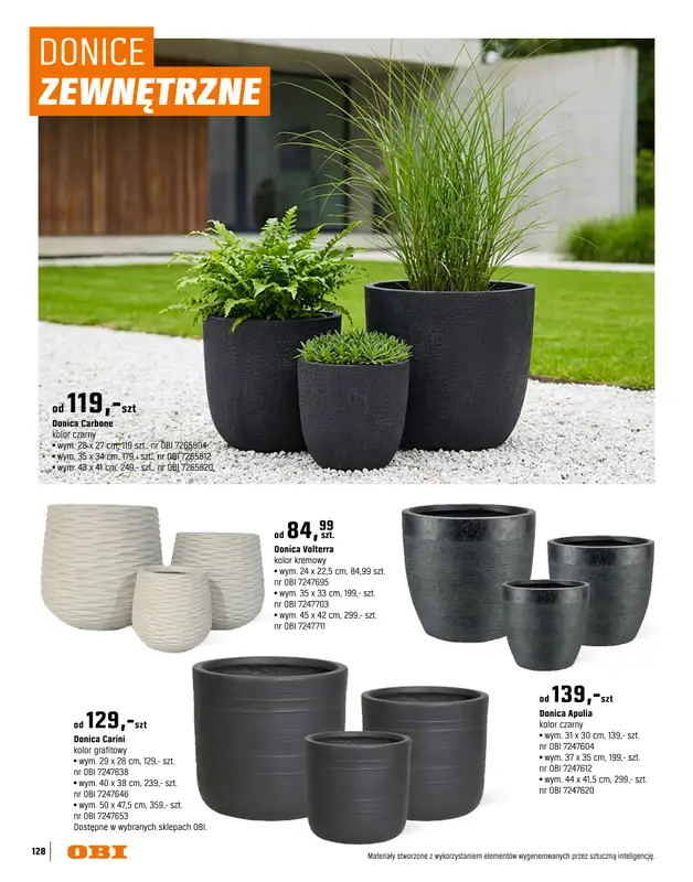 OBI - gazetka promocyjna Katalog Ogród od środy 18.03 do niedzieli 31.05 - strona 128