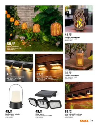 OBI - gazetka promocyjna Katalog Ogród od środy 18.03 do niedzieli 31.05 - strona 73