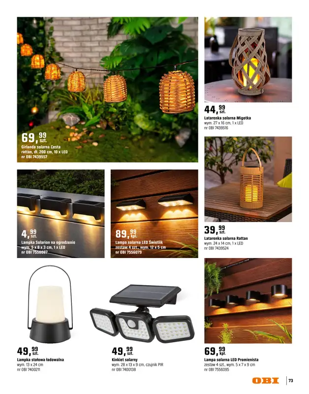 OBI - gazetka promocyjna Katalog Ogród od środy 18.03 do niedzieli 31.05 - strona 73