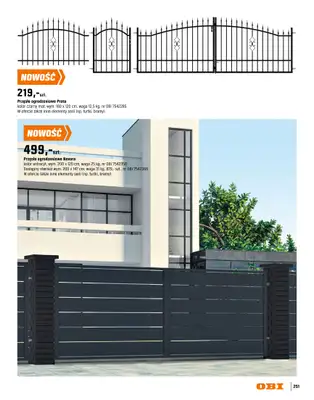 OBI - gazetka promocyjna Katalog Ogród od środy 18.03 do niedzieli 31.05 - strona 251