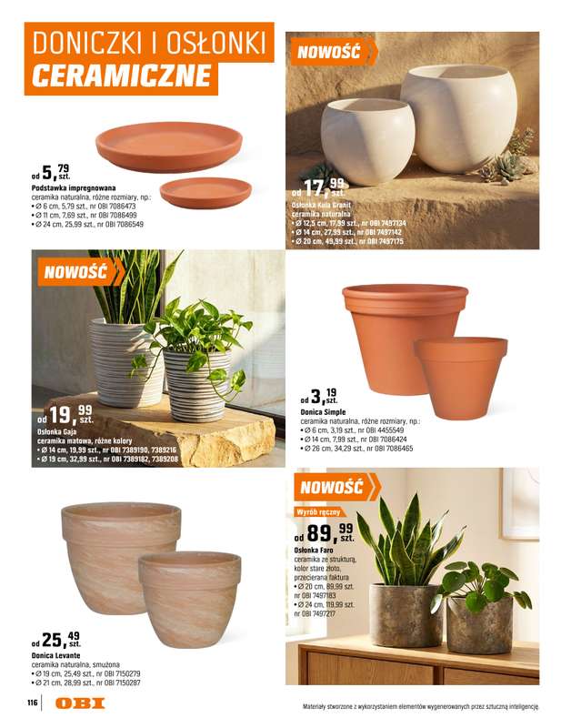 OBI - gazetka promocyjna Katalog Ogród od środy 18.03 do niedzieli 31.05 - strona 116