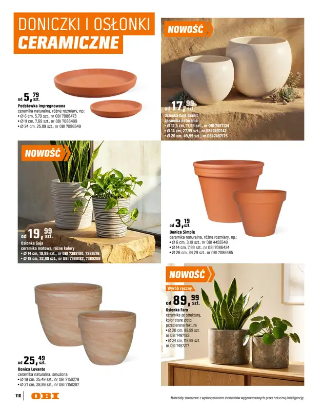 OBI - gazetka promocyjna Katalog Ogród od środy 18.03 do niedzieli 31.05 - strona 116