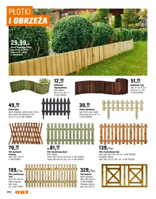 OBI - gazetka promocyjna Katalog Ogród od środy 18.03 do niedzieli 31.05 - strona 270