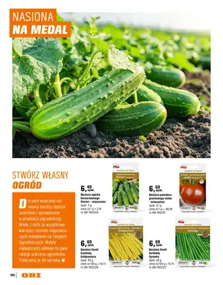 OBI - gazetka promocyjna Katalog Ogród od środy 18.03 do niedzieli 31.05 - strona 106