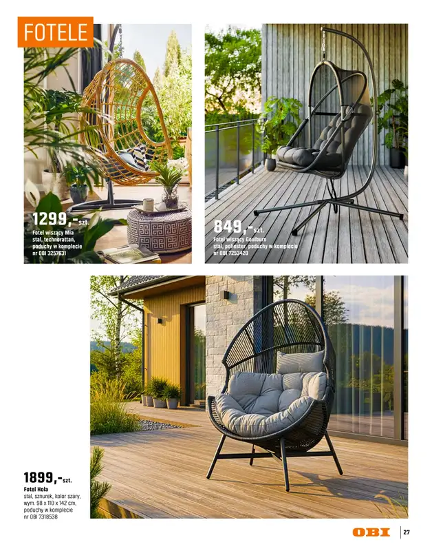 OBI - gazetka promocyjna Katalog Ogród od środy 18.03 do niedzieli 31.05 - strona 27